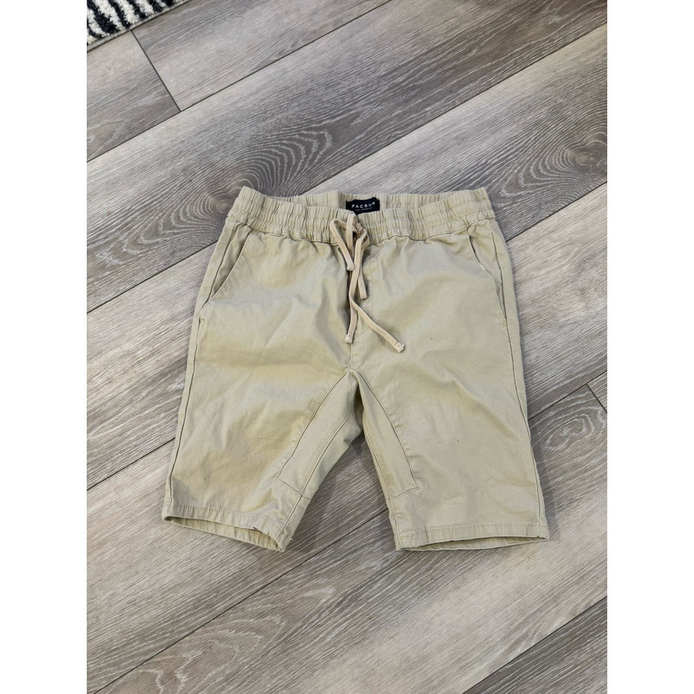 Pacsun Khaki Chino Shorts with draw strings